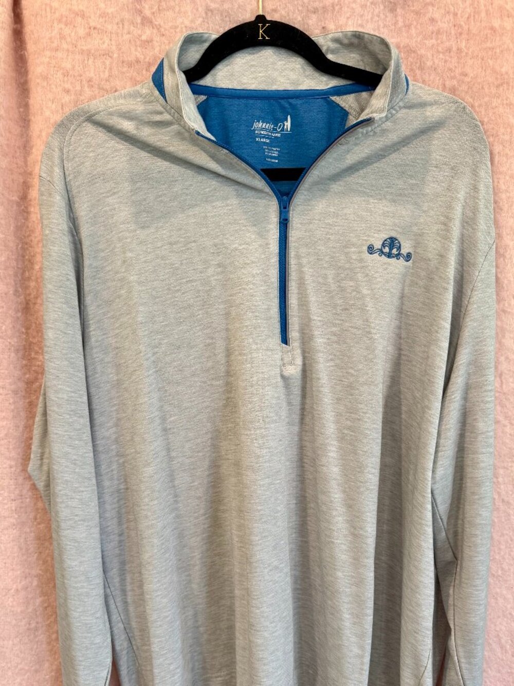 johnnie-o, performance long sleeve half quarter zip, Size XL